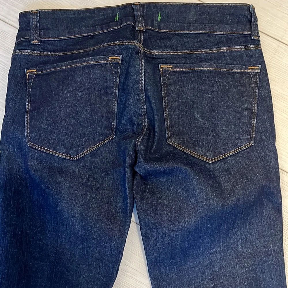 J Brand Love Story Pure Flare Denim Jeans Dark Wash Low Rise Flare Size 28 - Picture 7 of 7
